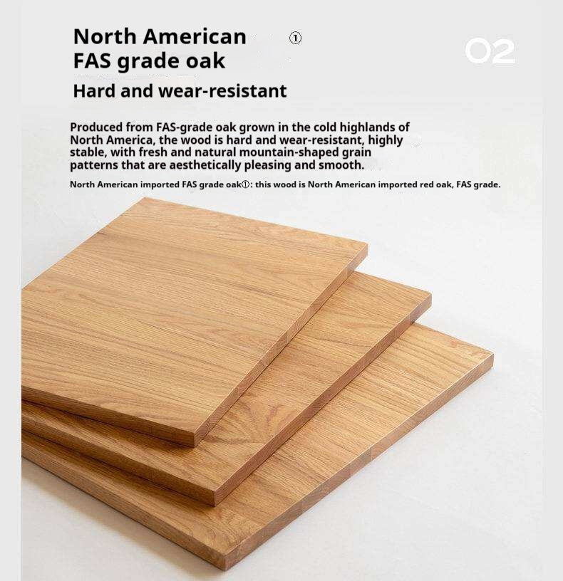 Oak, Ash Solid Wood Wall-To-Wall With Seat Combined Bookshelf