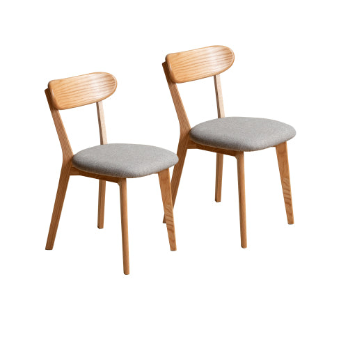 Oak Solid Wood Upholstered Dining Chair