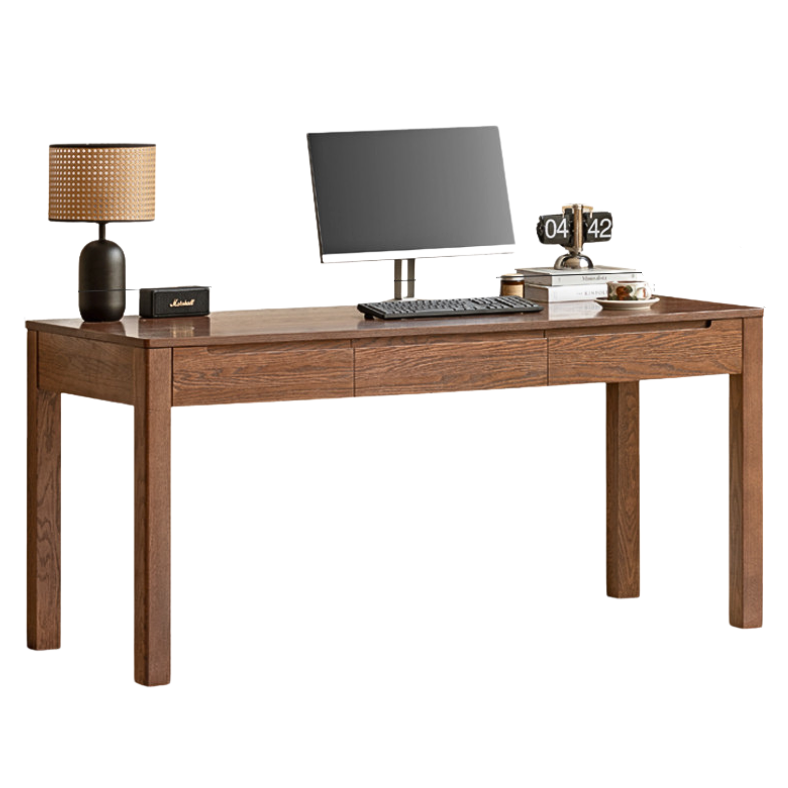 Oak, Beech Solid Wood Office Desk