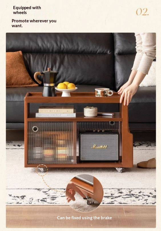 Oak, Poplar, Black Walnut Solid Wood Ancient Style Side Table