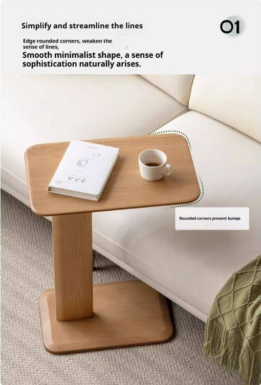 Ash, Oak, Black Walnut Solid Wood Side Table Modern Simple