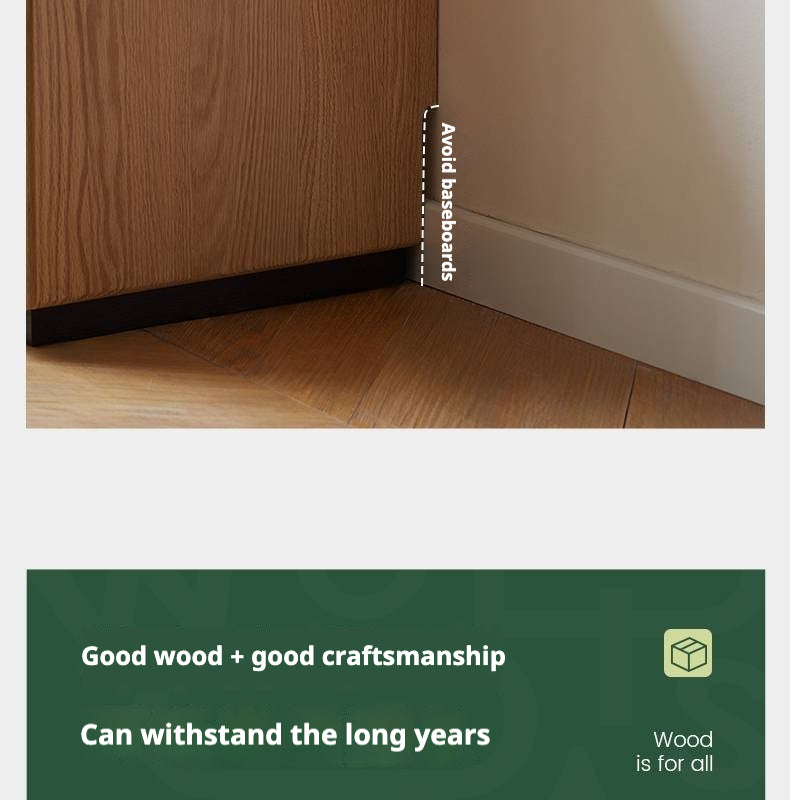 Oak Solid Wood Modern Retractable Vanity Table.