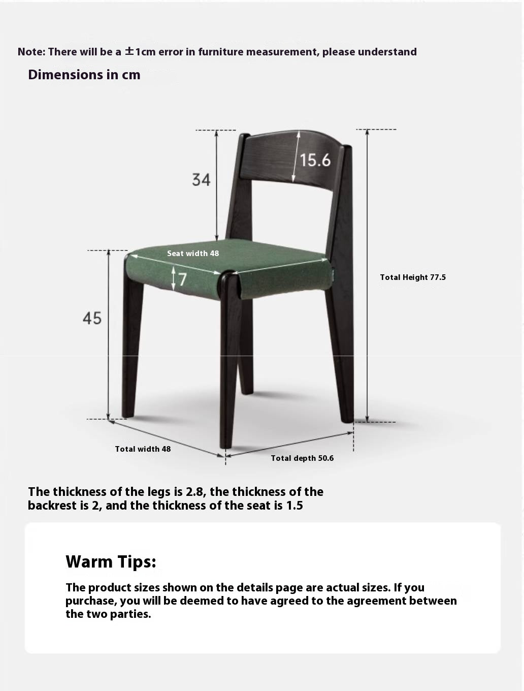 Set 4 pcs Beech, Oak Solid Wood Retro Style Dining Chair.