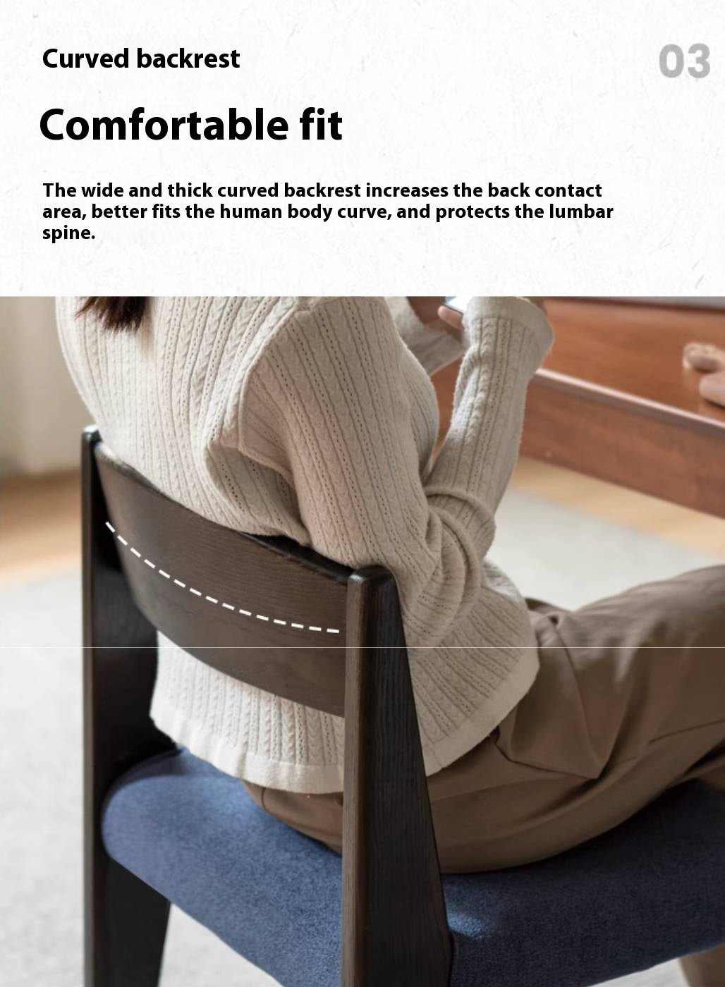 Set 4 pcs Beech, Oak Solid Wood Retro Style Dining Chair.