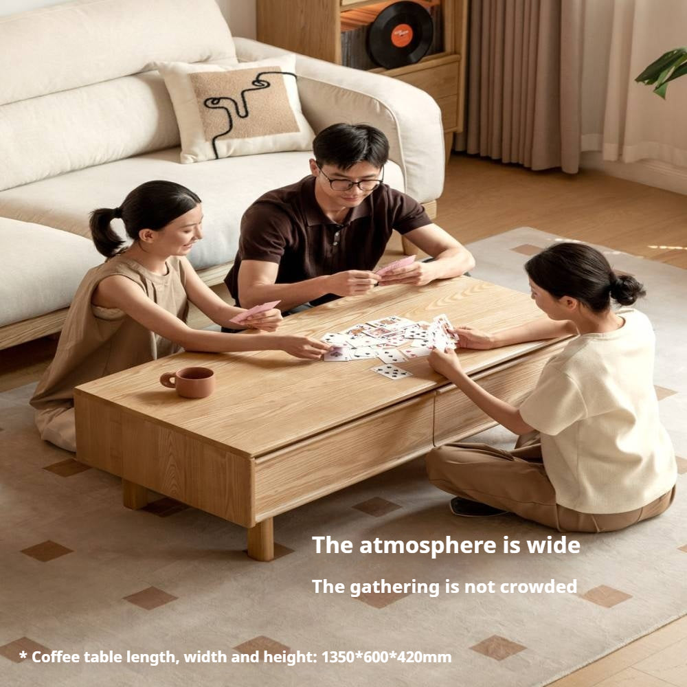 Ash, Oak Solid Wood Solid Wood Coffee Table