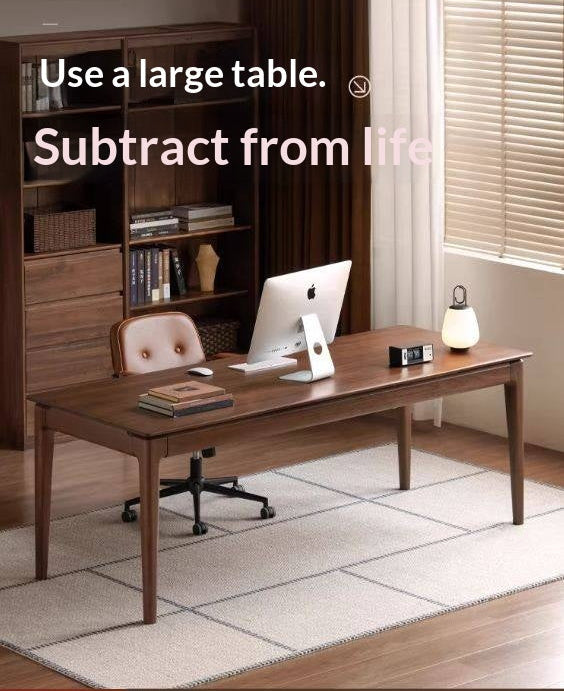 Sandalwood Solid Wood Modern Style Office Desk