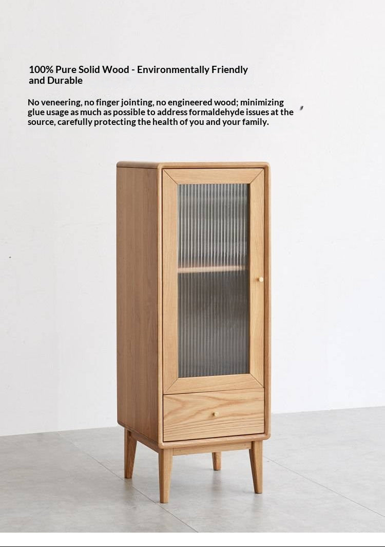 Oak, Ash Solid Wood Side Cabinet