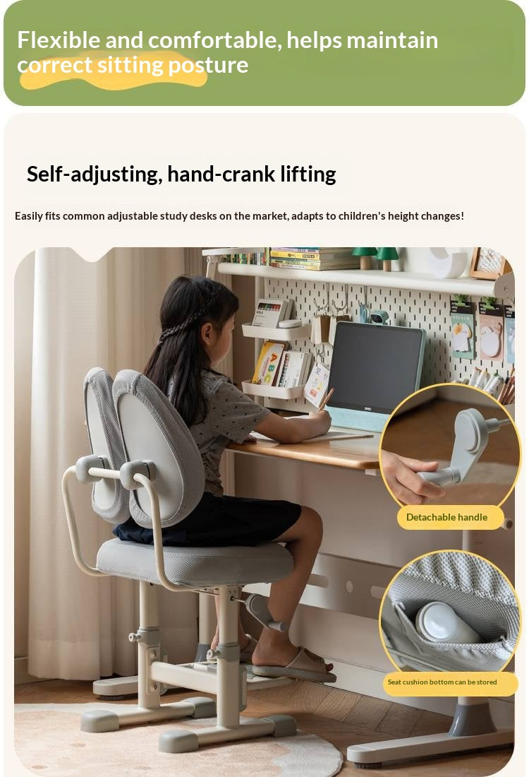Adjustable Hand-cranked Height Chair