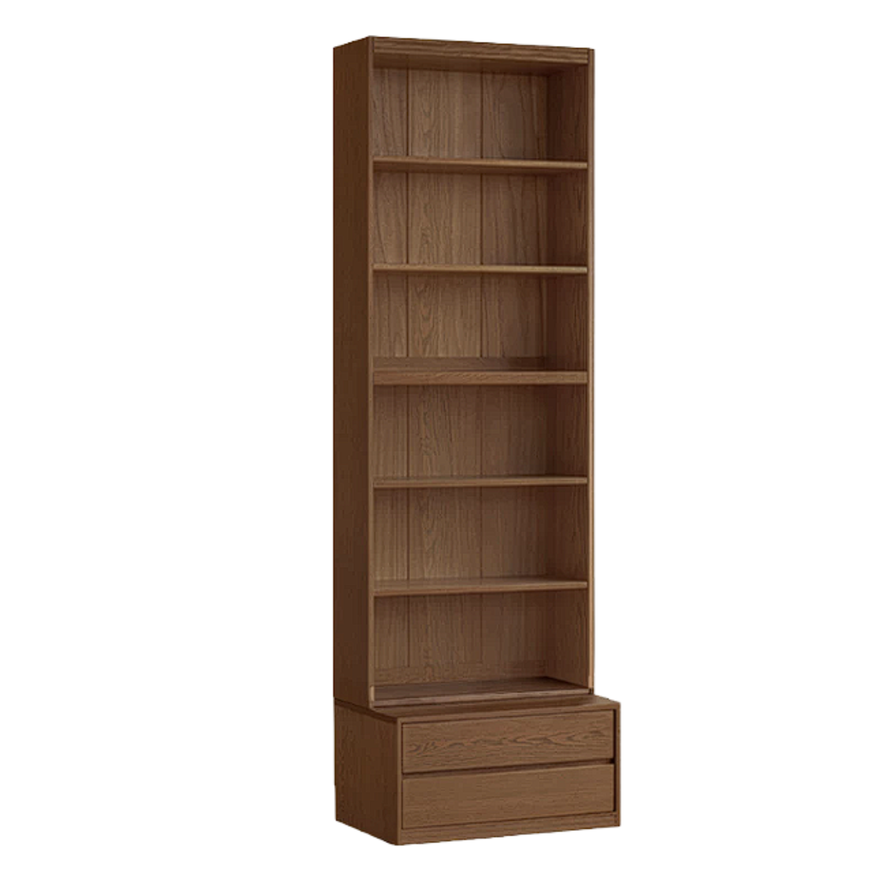 Sandalwood, Oak, Ash Solid Wood Combination Bookcase