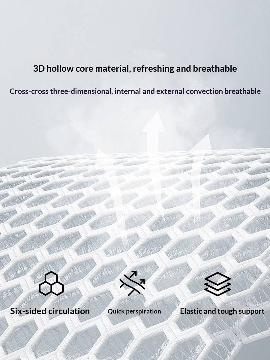Zero-Glue Mattress 3D Breathable Thick Mattress Double Layer Independent Pocket Spring Back Support Mattress Cloud Cube Anti-mite Mattress 25 cm