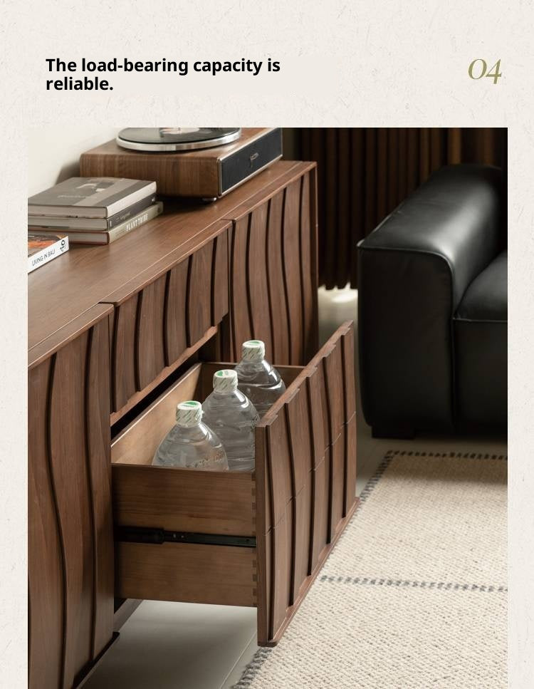 Black Walnut Solid Wood Antique Style Sideboard