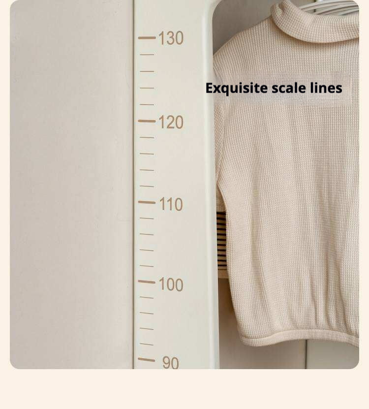 Beech, Solid Rubberwood Children's Coat Rack.