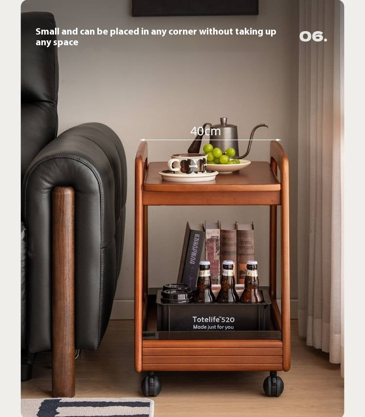 Poplar Solid Wood Antique Style Side Table