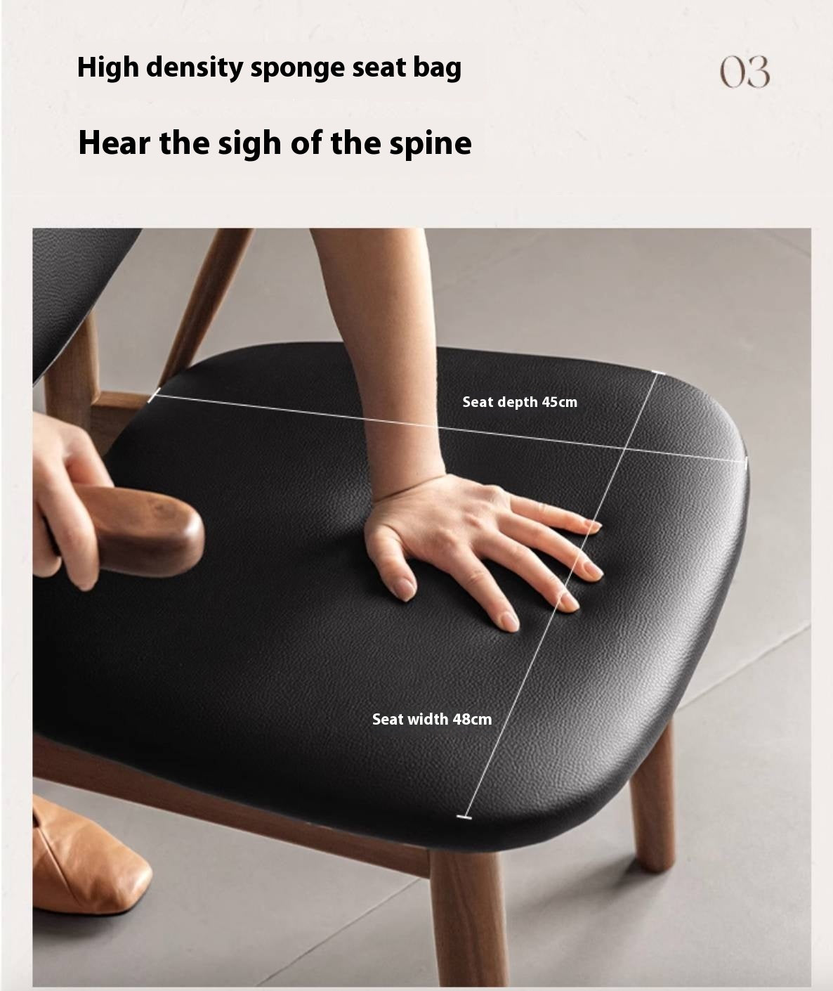 Black Walnut, Red Oak, Golden Sandalwood, White Ash, Ash Dining Armchair