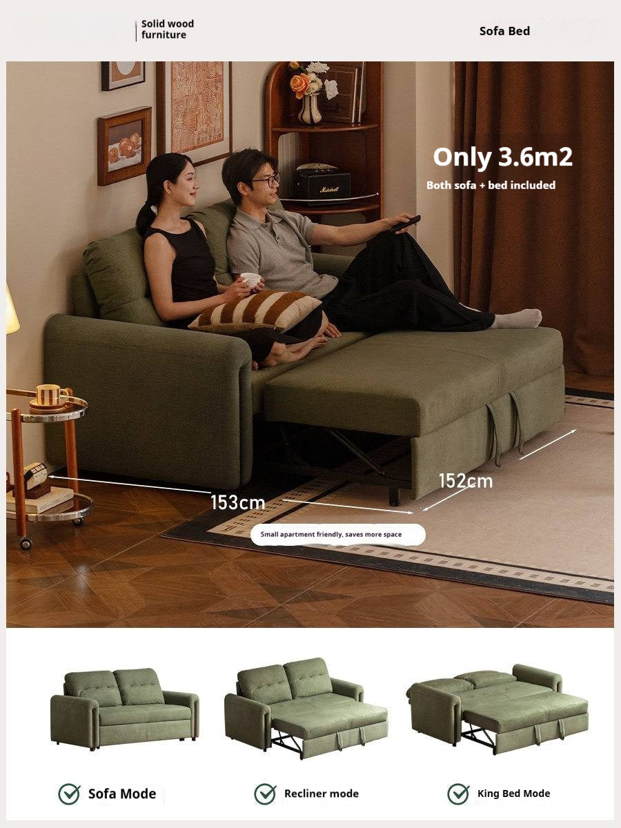 Loveseat Sleeper Sofa with Tufted Channel Back Cushions