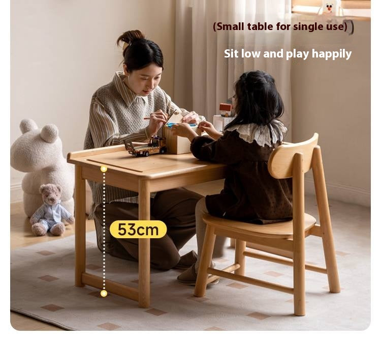 Beech Solid Wood Children's Learning Desk.