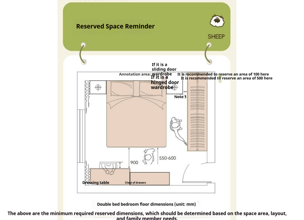 Cherry Solid Wood Upholstered Bed — Platform Bed, Headboard-Free Bed Floor Style, Simple Floating Bed