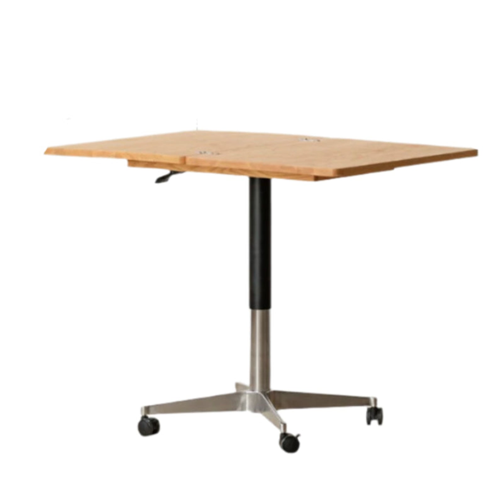 Black Walnut, Oak Solid Wood Lifting Modern Mobile Coffee Table.