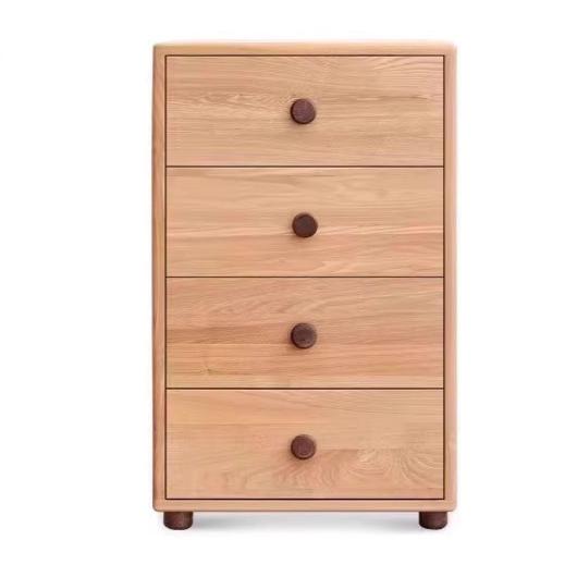Beech Solid Wood Nordic Modern Kids Dresser, Chests, Storage Cabinet