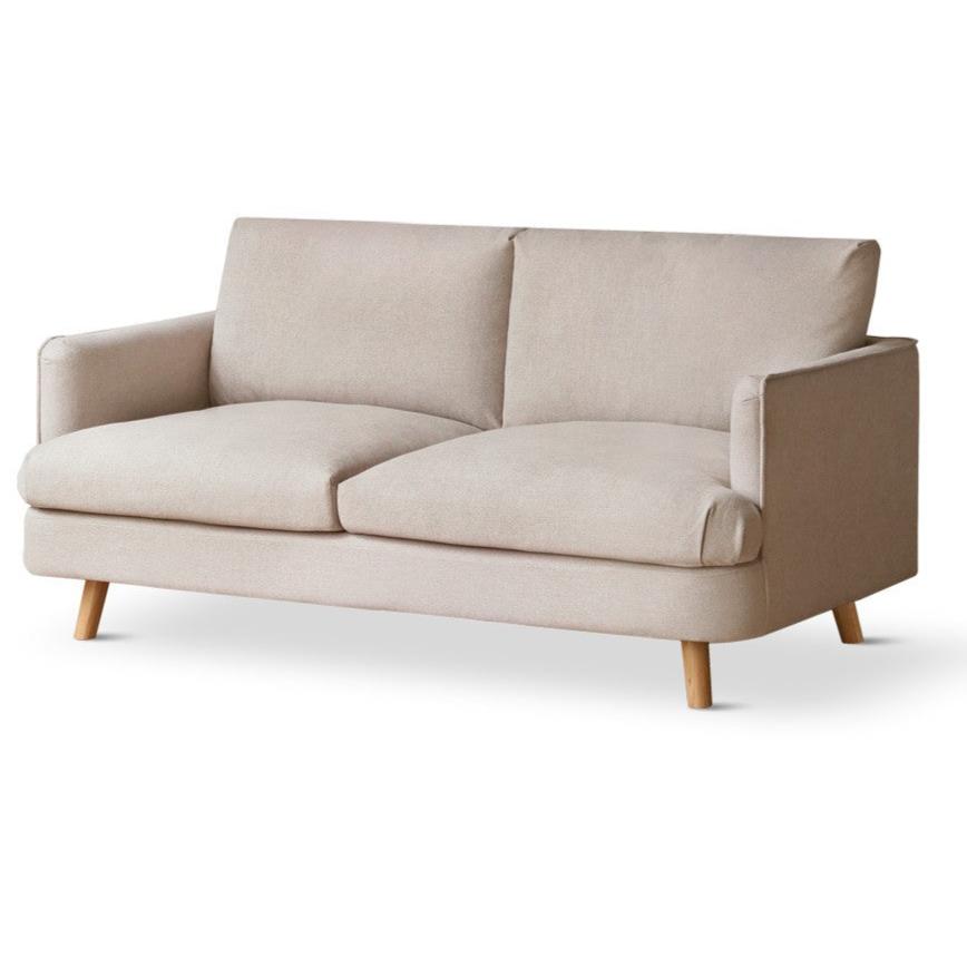 Fabric Sofa Modern Three-seat Straight Sofa.
