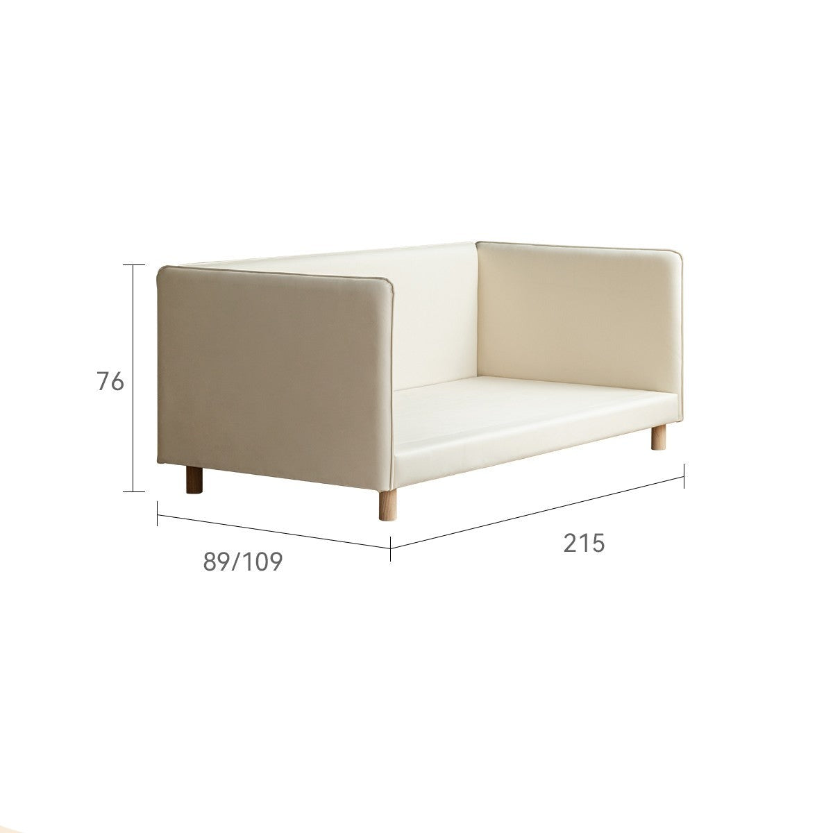 Floor Bed for toddler, kids Montessori beds,Children's bed/adult bed organic leather"