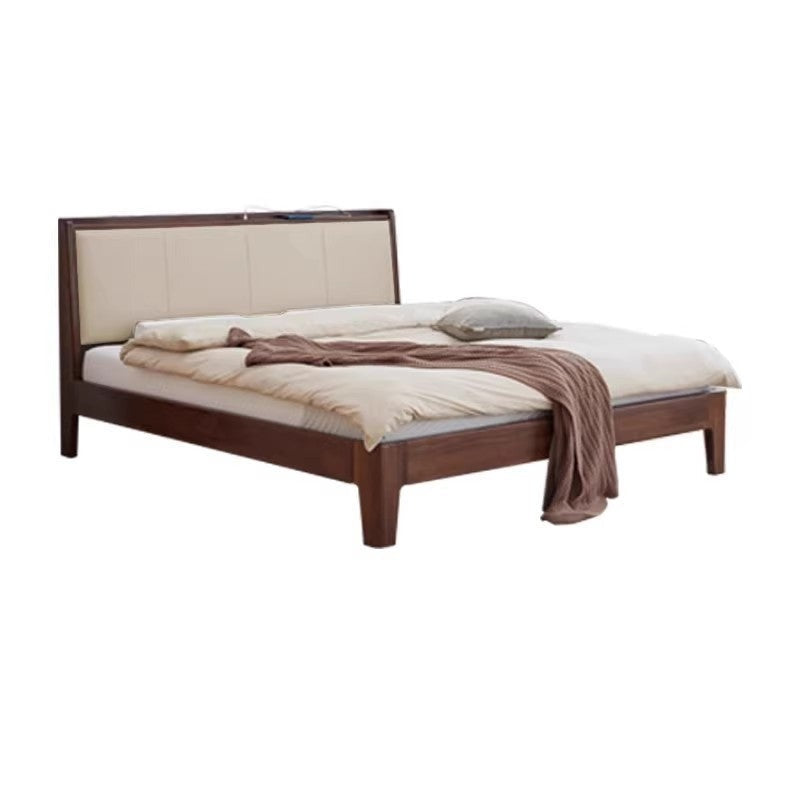 Black Walnut Solid Wood Top Layer Cowhide