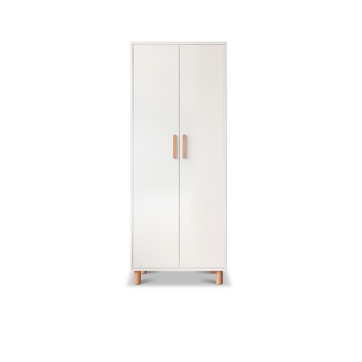 Pine Solid Wood Wardrobe Cream Style.
