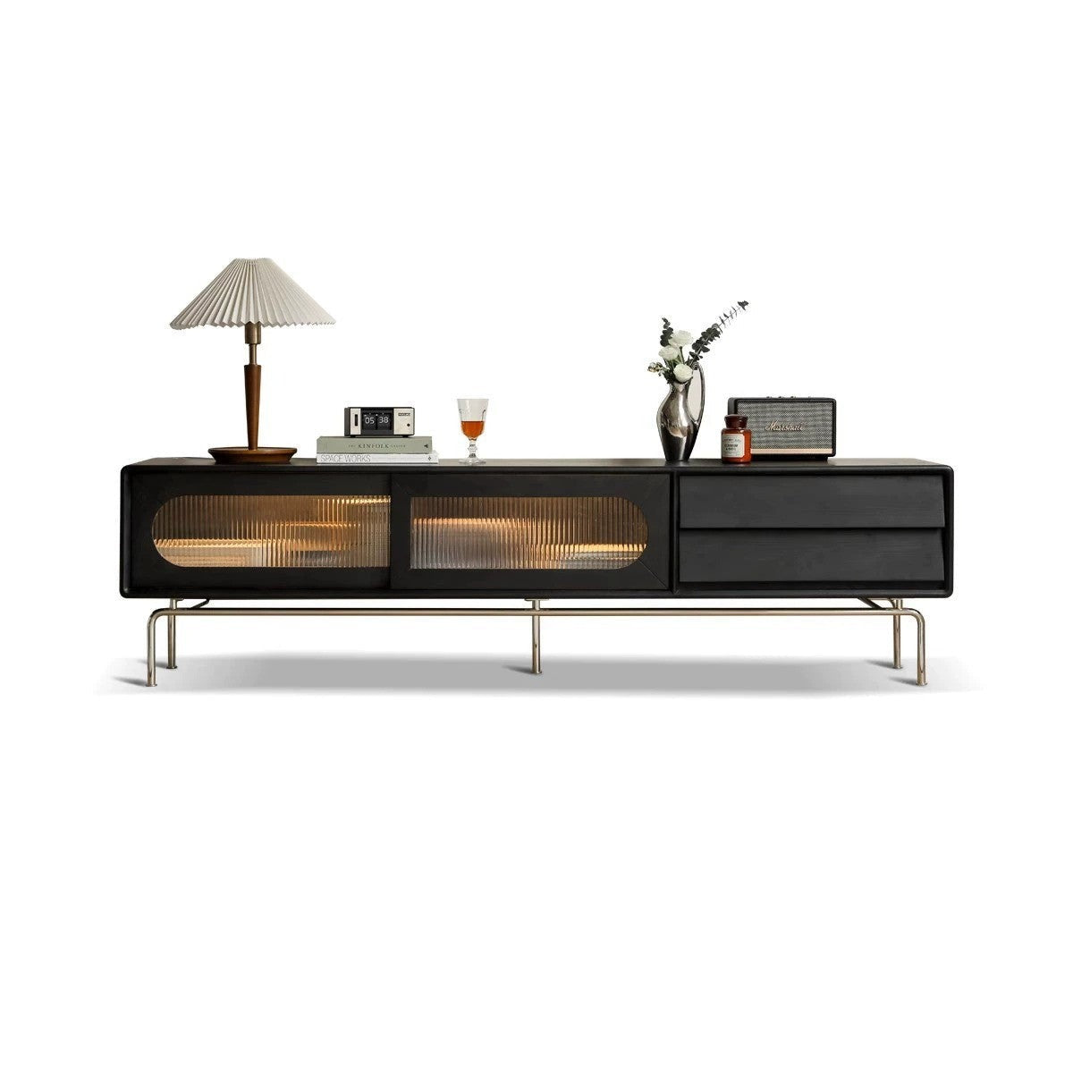 Light French Oak solid wood TV cabinet "