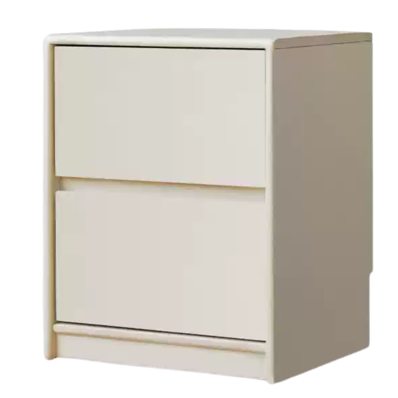 Solid Rubberwood Nightstand.