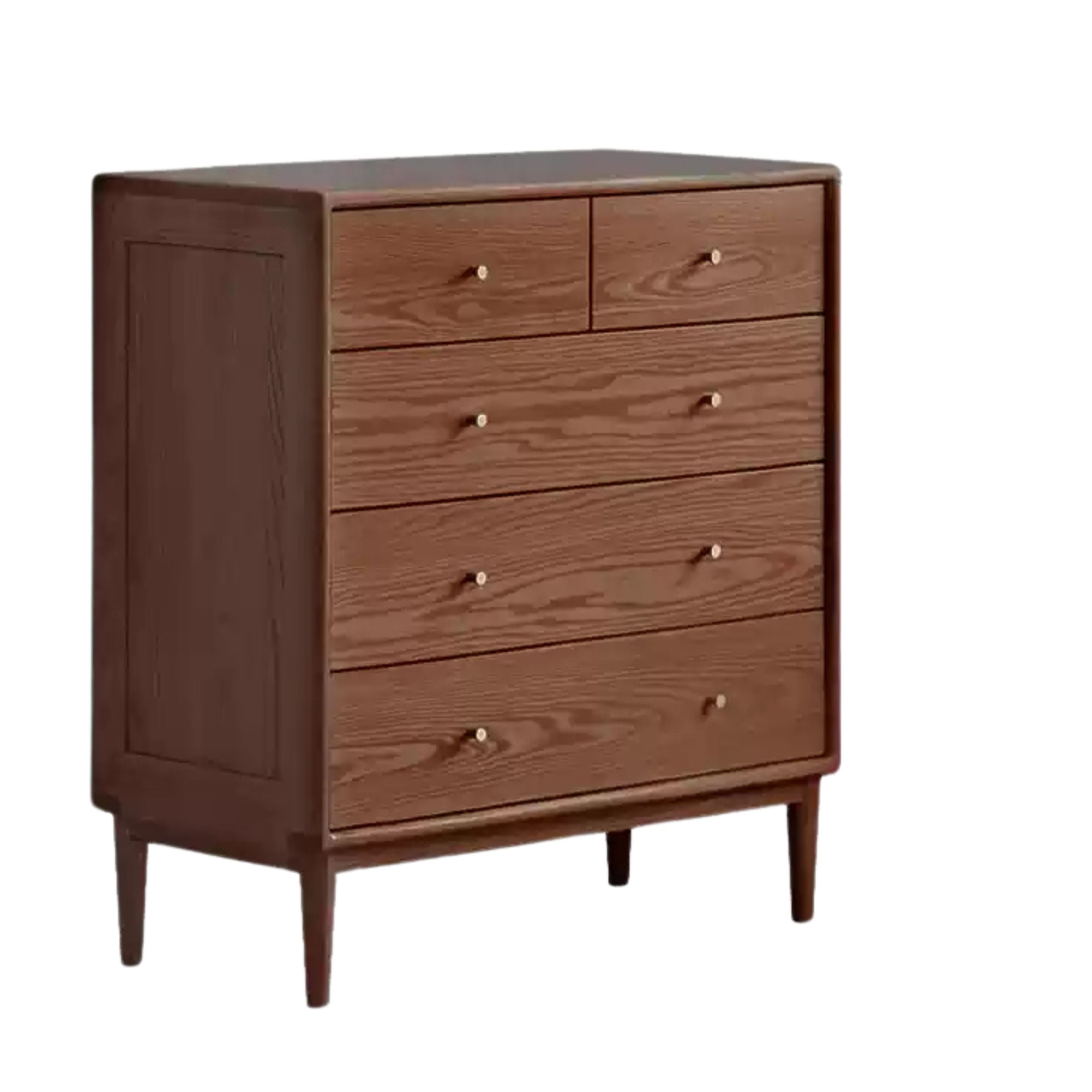 Oak Solid Wood Modern Chest of Drawers
