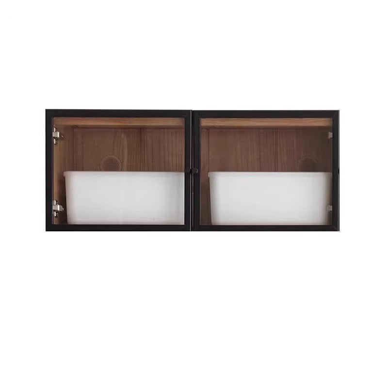 Oak, Cherry, Black Walnut Solid Wood Top Cabinet Combination Bookcase
