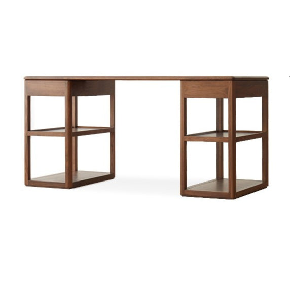 Black Walnut Solid Wood Modern Study Desk