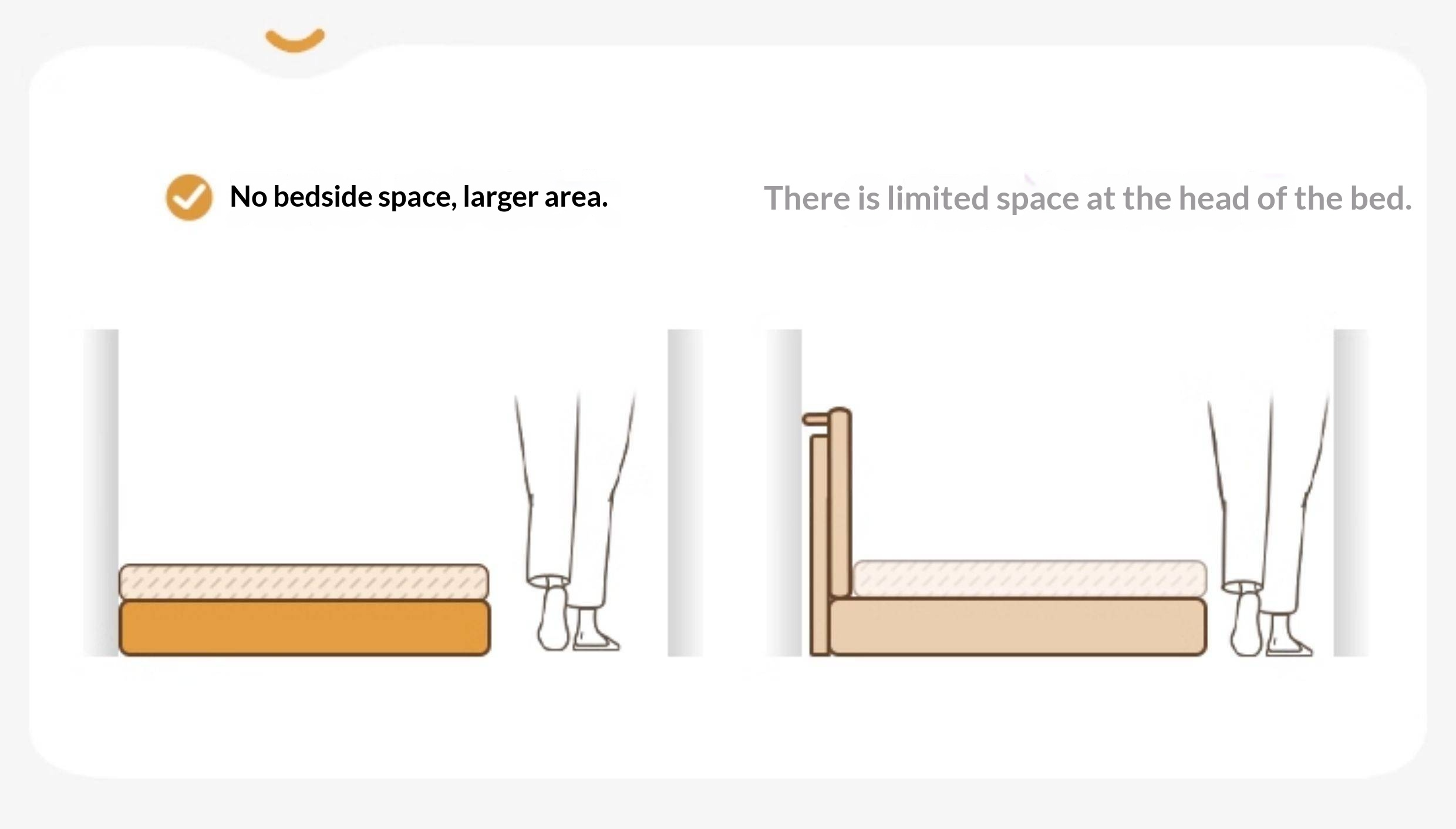 European Beech Solid Wood Platform Box Bed — Headboard-Free, Simple Design