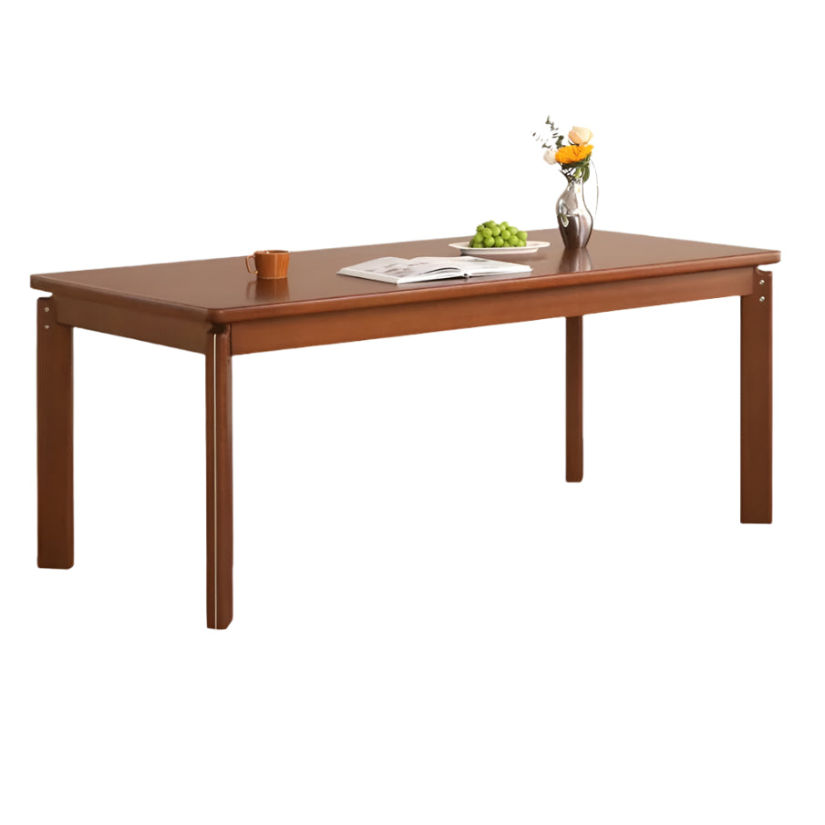Poplar Solid Wood Medieval Retro Dining Table