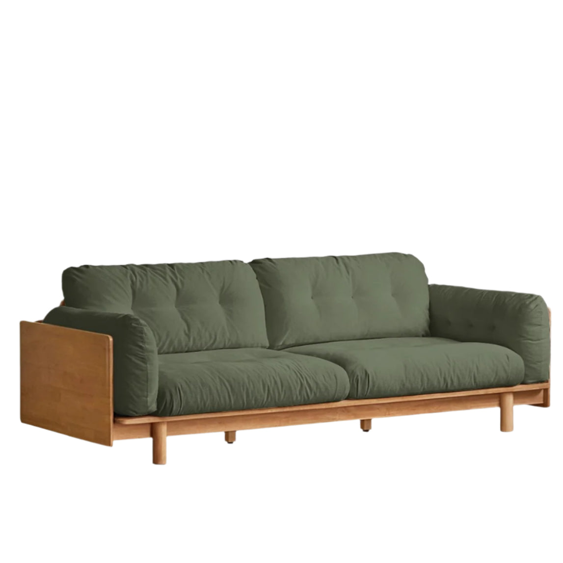 Rubber Solid Wood Modern Soft Sofa