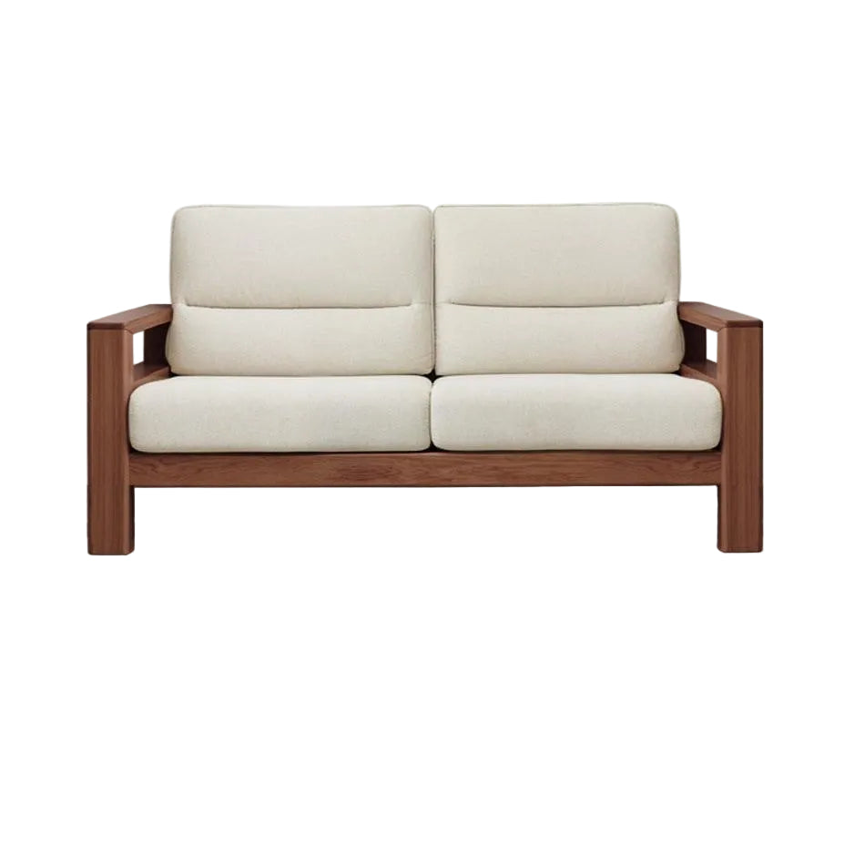 Ash, Black Walnut Solid Wood Oversized Sofa
