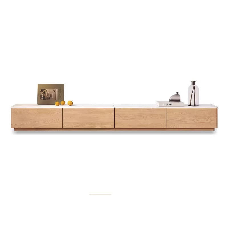 Ash,Oak Solid wood Rock floor TV cabinet Scandinavian "