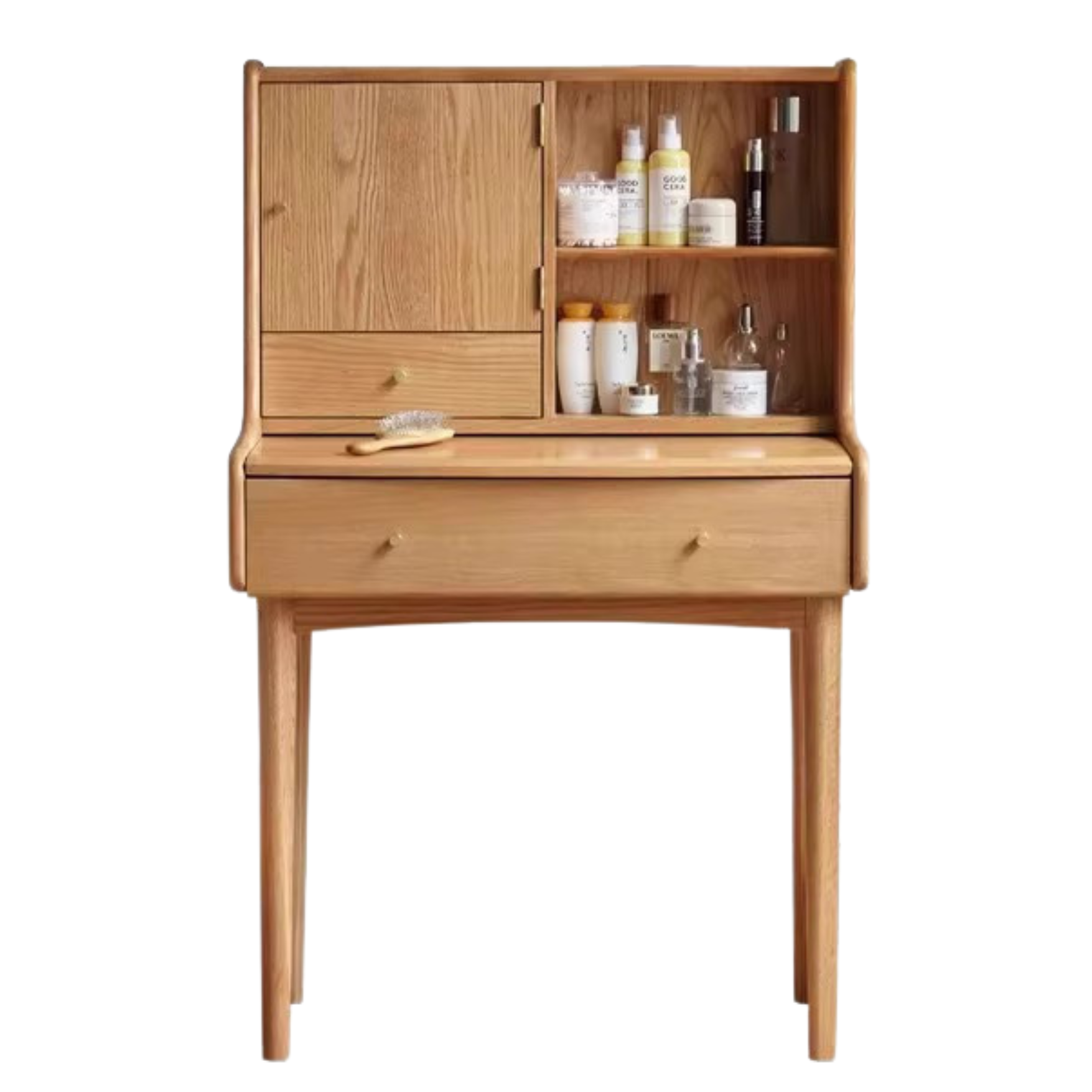 Oak Solid Wood Nordic Dressing Table.