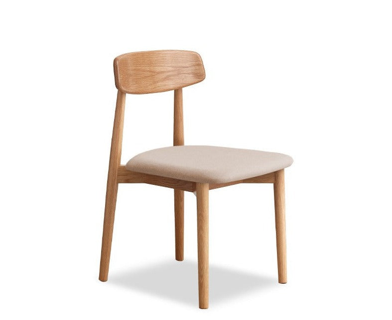 2 pcs set- solid wood dining chair simple modern-