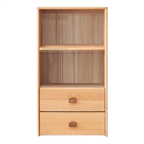 European Beech Solid Wood Storage Bookshelf