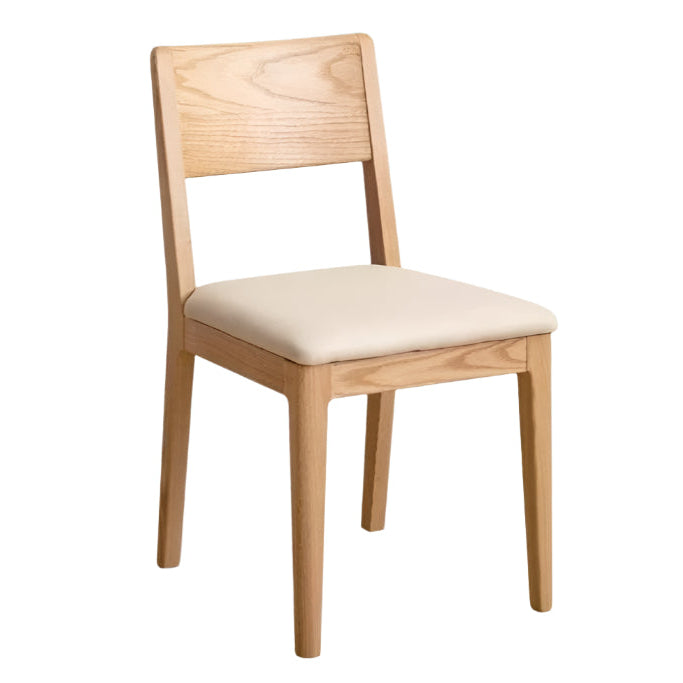 4 pcs set Oak Solid Wood Soft Packed Dining Chair