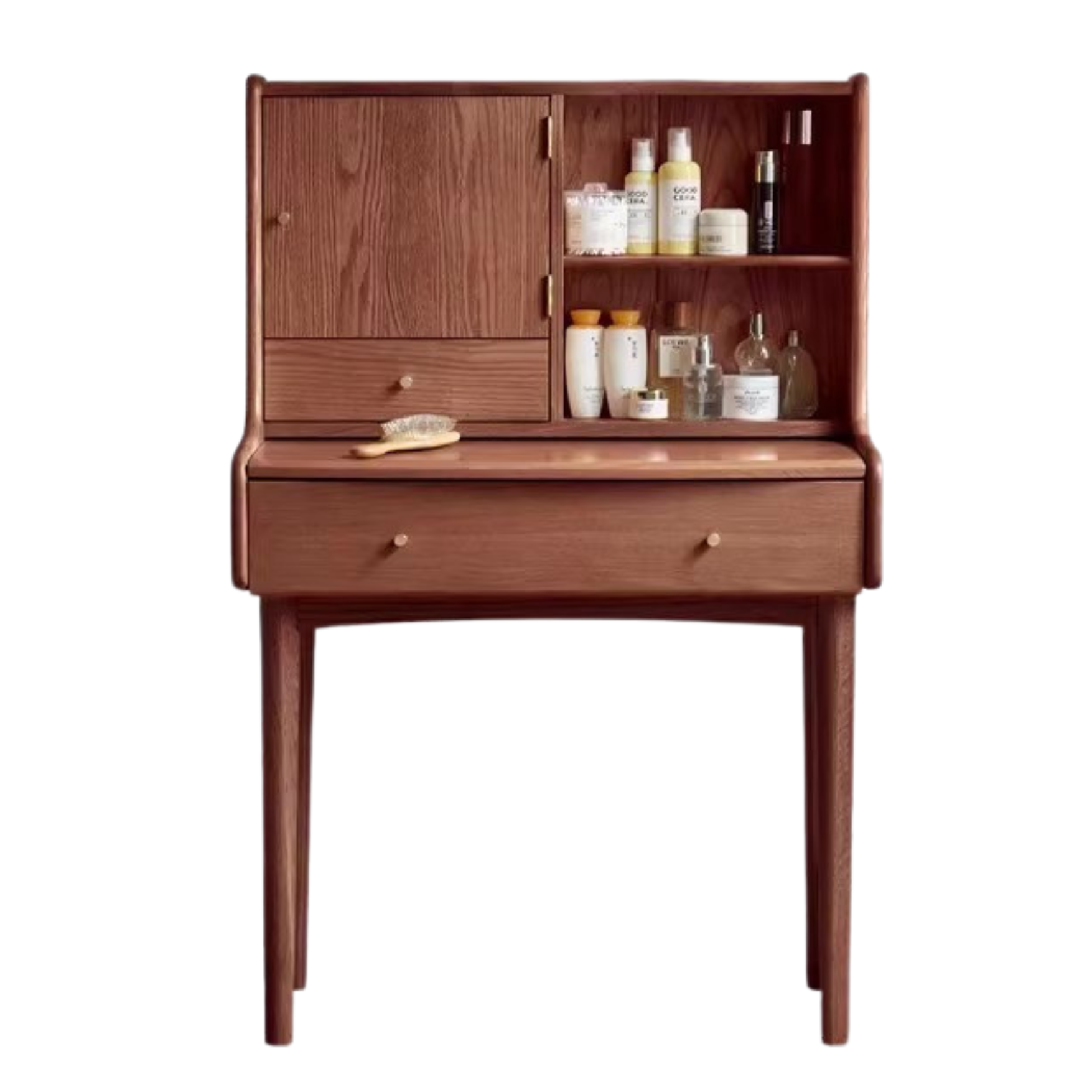Oak Solid Wood Nordic Dressing Table.