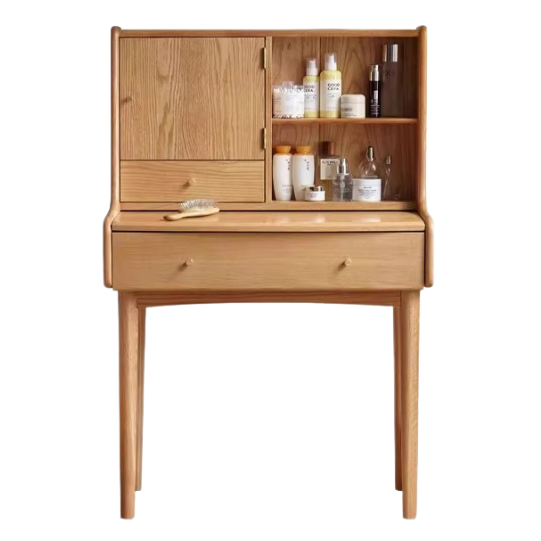 Oak Solid Wood Nordic Dressing Table.