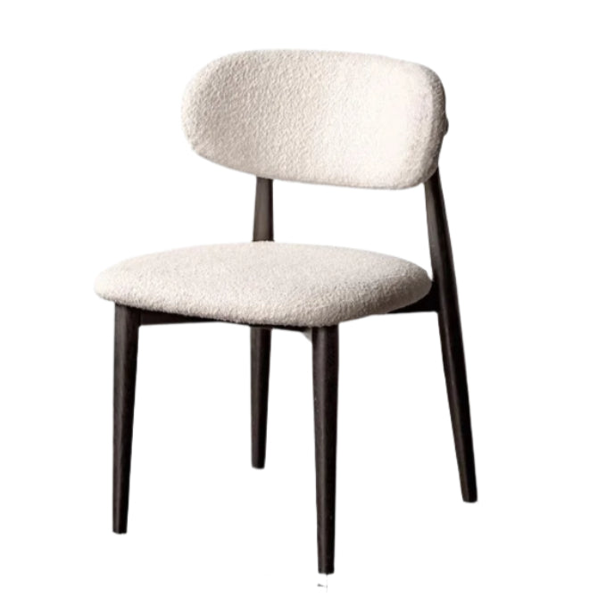 4 pcs Oak Solid Wood, Solid Rubberwood Modern Soft Dining Chair