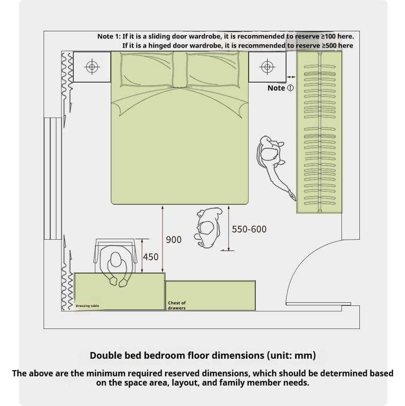 Oak Solid Wood Box Bed, Modern Minimalist