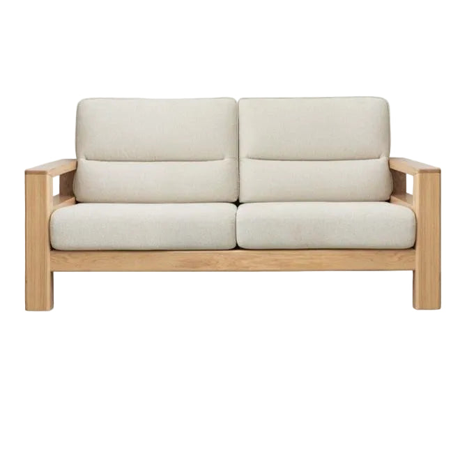 Ash, Black Walnut Solid Wood Oversized Sofa
