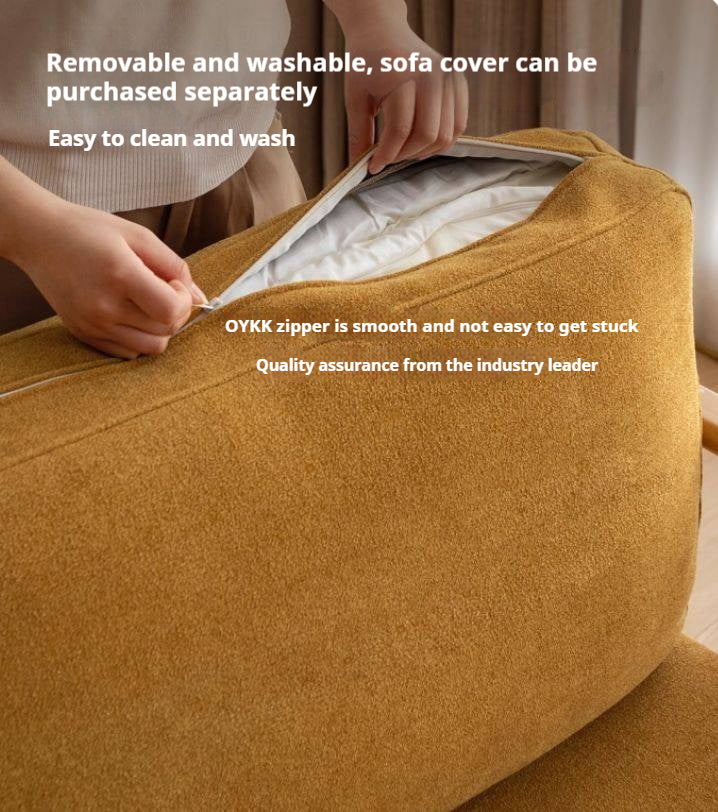 Beech Solid Wood Fabric Sofa Free Combination