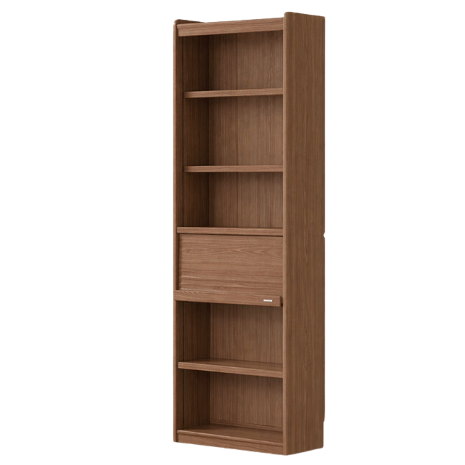 Black Walnut, Sandalwood, Oak, Ash Solid Wood Combination Bookcase with Floor Display and Luxury Storage