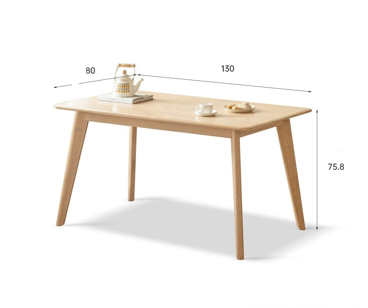 Oak, Ash Solid wood dining table "