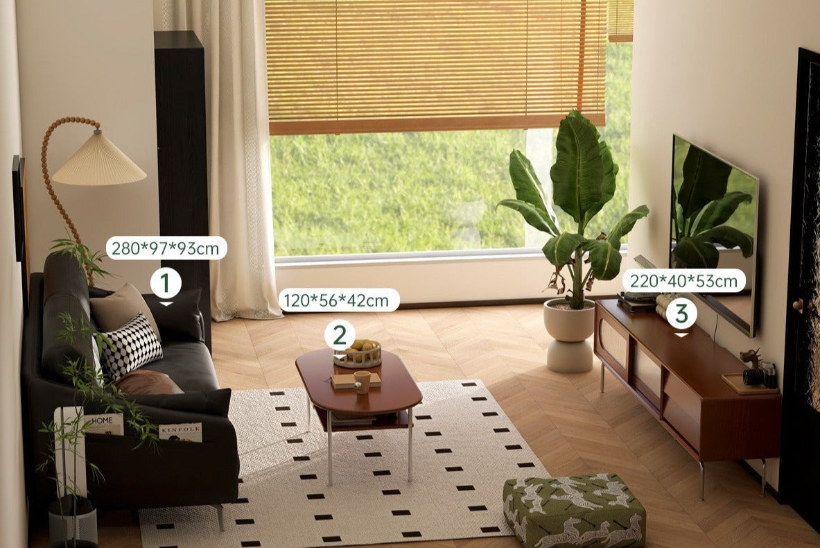 Living room furniture set First layer cowhide sofa living room middle-aged style